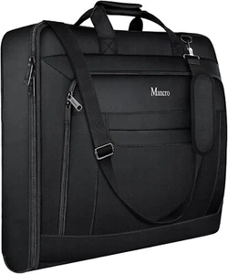 Garment Bags for Travel, Large Suit Travel Bag Men Women XX-Large, Black - Picture 1 of 12