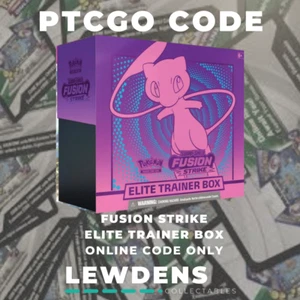 Fusion Strike - Caja Entrenador Elite - Tarjeta de Código en Línea Pokemon TCG - Mensaje - Imagen 1 de 1