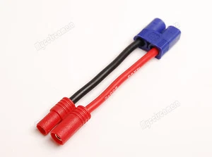 3.5mm Female Bullet Connector to Male EC3 Adapter 14awg Wire for RC Super Tigre - Picture 1 of 6
