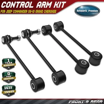 4x Front & Rear Sway Bar Link For Jeep Commander 2006-2010 Grand Cherokee 05-10 - Image 1 of 4