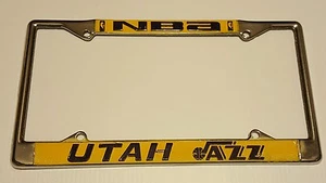 UTAH JAZZ   vintage metal auto frame (not perfect) - Picture 1 of 5