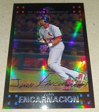 2007 Topps Chrome  JUAN ENCARNACION #157 REFRACTOR St. Louis Cardinals 
