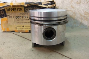 NOS HEPOLITE 73mm 1197cc FIAT 124 BERLINA FAMILIAR 1966-on +6/10mm 4 PISTONS - Bild 1 von 4