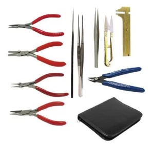 10-piece bead kit in a zip-up carrying case with made in usa (plato) flush - Picture 1 of 2