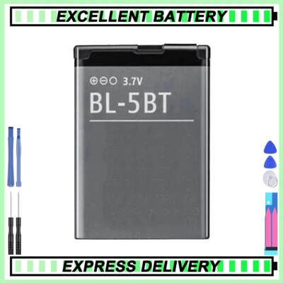 Batería de repuesto Nokia BL-5BT BL5BT para N75 7510 3.7v 800mAh Foto 1 de 4