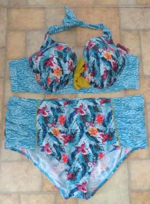 BNWT - Joe Browns Bikini Set Size 28 - Plus Size - Bikini Top & Bottoms 28 - Image 1 of 4