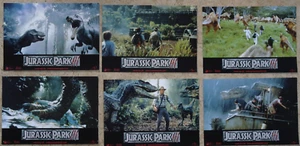 Q061 6x Aushangfotos JURASSIC PARK III 2001 Sam Neill, William H. Macy/Téa Leoni - Picture 1 of 2