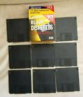 Memorex 8 Pack of Black Diskettes (3.5 Inch) Computer Floppy Disks Vintage