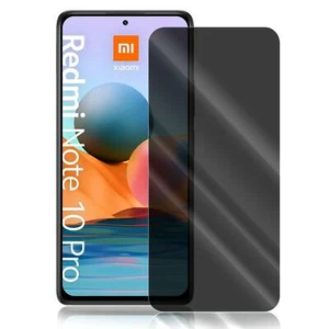 Panzerfolie für Xiaomi Redmi Note 10 Pro/Pro Max Anti Spy Sichtschutz Glas Folie - Photo 1 sur 6