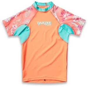 New Dakine Girl's Classic Snug Fit S/S Surf Swim Shirt Size 8 Waikiki UPF 50+ - Picture 1 of 1