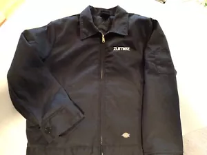 Dickies Black Work Jacket Size Large Quilted Lined Zumiez Skate Shop Zip Up - Picture 1 of 5