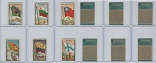 1963 Topps, Flag Midgee, Lot, Brazil Bulgaria Burma Ceylon Ecuador Finland