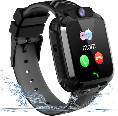 Smartwatch Kinder mit Telefonfunktion Armbanduhr SOS für iPhone Samsung Huawei - Bild 1 von 4