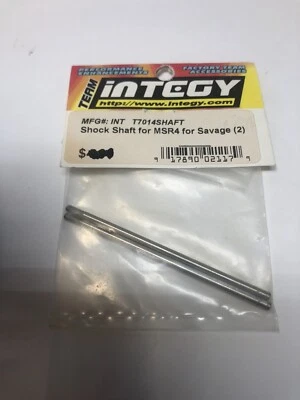 TEAM INTEGY T7014SHAFT35 SHOCK SHAFT (3.5mm) FITS MSR4 SHOCK(2) HPI SAVAGE 21 25 - Image 1 of 2