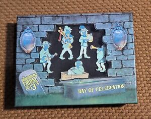 Disney Haunted Mansion Friday the 13th pin set Graveyard band LE 500