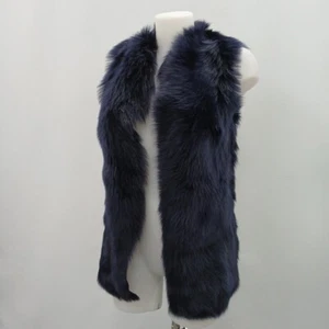 Whistles Toscana Sheepskin Gilet XS UK 4-6 NWT Navy Blue FPL-RMF - Picture 1 of 7