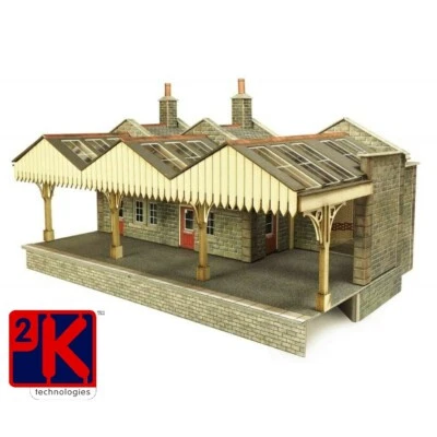 Metcalfe PO321 Parcels Office Building Die Cut Card Kit 00/HO incl. POD Post - Image 1 of 4