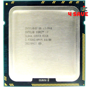 Intel Core i7-940 2.93GHz 4-Core LGA1366 8MB Desktop CPU Processor SLBCK 130W
