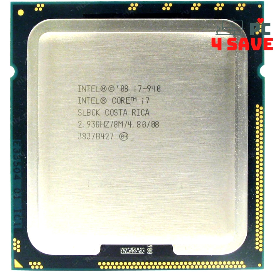 Intel Core i7-940 2.93GHz 4-Core LGA1366 8MB Desktop CPU Processor SLBCK 130W - Image 1 of 1