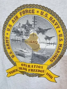 Camiseta gráfica Operation Iraq Freedom talla XL - Imagen 1 de 5