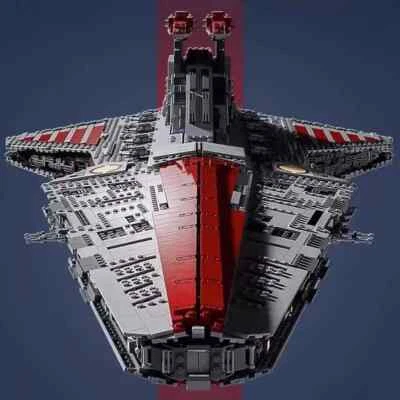 Venator Class Republic Attacks Star Wars Cruiser Building Set Blocks 43" Toys - Image 1 of 3