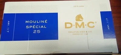 DMC Mouline 117-909 6 strand Embroidery thread, very dark emerald green , 8.7 yd - Image 1 of 2