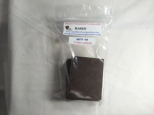 2" x 2-1/2" bases for Wargaming (10) - Picture 1 of 2