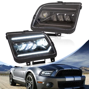 Vland LED Headlights For 2005-2009 Ford Mustang Projector w/Animation Sequential - Picture 1 of 11
