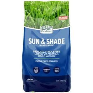 Sun & Shade Southern Grass Seed Mix, for Sun to Partial Shade, 7 lb. USA - Picture 1 of 9