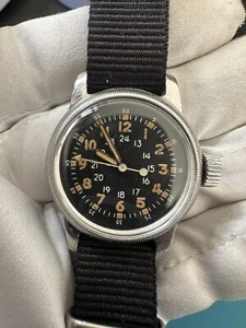 1950's Waltham A-17 MIL-W-6433 Hack US Military Issued. Serviced! - Picture 1 of 6