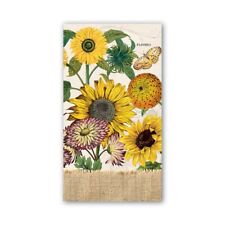 Michel Design Works Sunflower Dahlia Garden 15 Triple-ply Paper Hostess Napkins