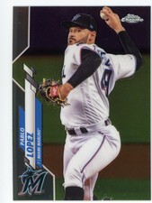 2020 Topps Chrome   Pablo Lopez #152 Miami Marlins