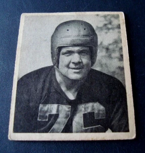 1948 bowman FB football #11 JACK WILEY Pittsburg STEELERS no creases centered (Z - Picture 1 of 3