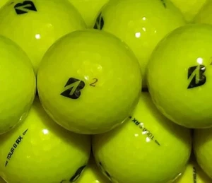 24 Bridgestone Tour B RX Mint Used Golf Balls Yellow (5A Grade) AAAAA - Picture 1 of 3