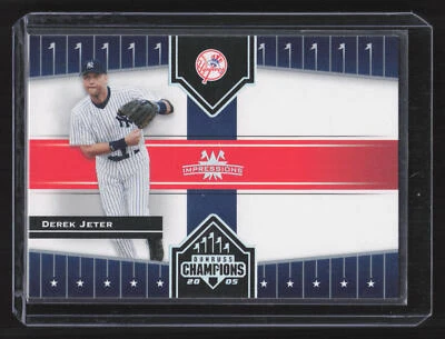 2005 Donruss Champions #445 Derek Jeter Impressions - Image 1 of 2