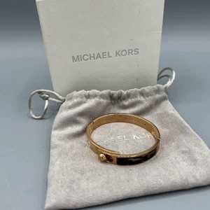 Michael Kors Tortoise Shell and Gold Tone Bracelet - Picture 1 of 9