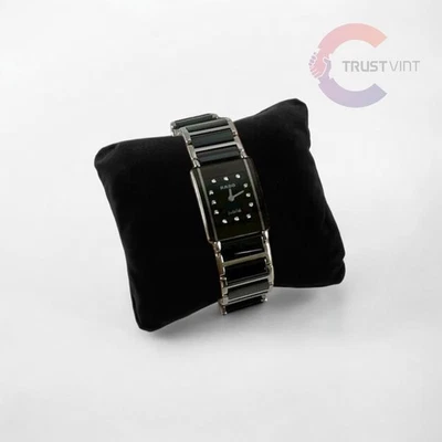 Rado Jubile 111.0348.3男士腕表黑色不锈钢石英表17毫米二手 — 第 1/4 张图片