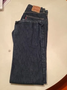vintage levis 501 W30-L34 Dark Blue Jeans 100% Cotton Egypt Never Worn3 - Picture 1 of 4