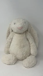 Jellycat London großes Bashful cremefarbenes Häschen elfenbeinfarben cremefarbenes Plüschtier, 16 Zoll - Bild 1 von 17