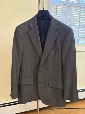 Brooks Brothers 1818 Madison Blazer 38R Grey Wool Men’s Sport Coat Suit Jacket - Image 1 of 4
