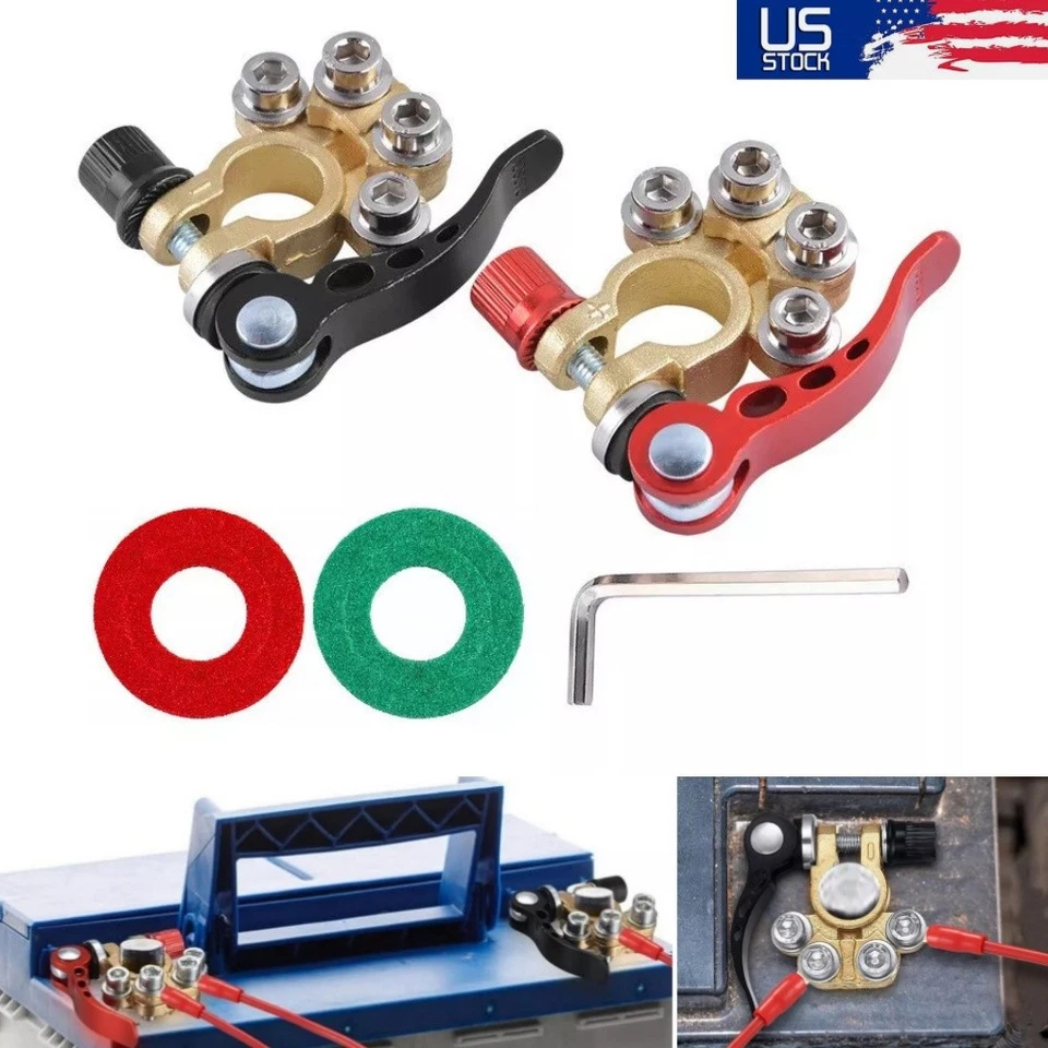 Abrazadera de conector de terminales de batería de coche de barco herramienta de desconexión de ajuste de liberación rápida Foto 1 de 4