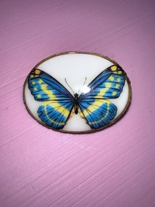 Broche Broche Mariposa Vintage Estate Hecho en Alemania Firmado - Imagen 1 de 4