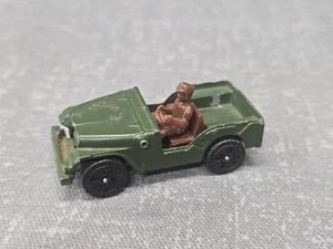 Corgi Juniors Whizzwheels Willys Jeep Military vehicle including driver 1:64th - Picture 1 of 5