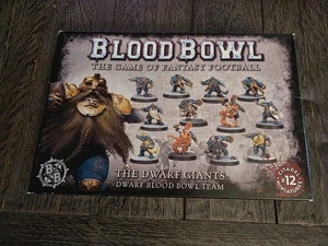 The Dwarf Giants Dwarf Team Blood Bowl Warhammer Age of Sigmar OPENED AND USED - Picture 1 of 4