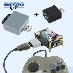 RetroScaler Mini SNAC Adapter For SEGA Saturn Controller MiSTer FPGA I/O Board