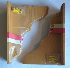 Waddell 353 Wood Brackets Shelf 9.75” x 13” x 3.5” Hardware (Two Brackets) - Picture 1 of 9