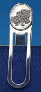 VINTAGE STERLING SILVER BOOKMARK - GOOFY ROMAN - 8 CM -    [49] - Bild 1 von 1