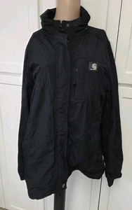 CARHARTT WMNS SZ M BLACK JACKET - Picture 1 of 7