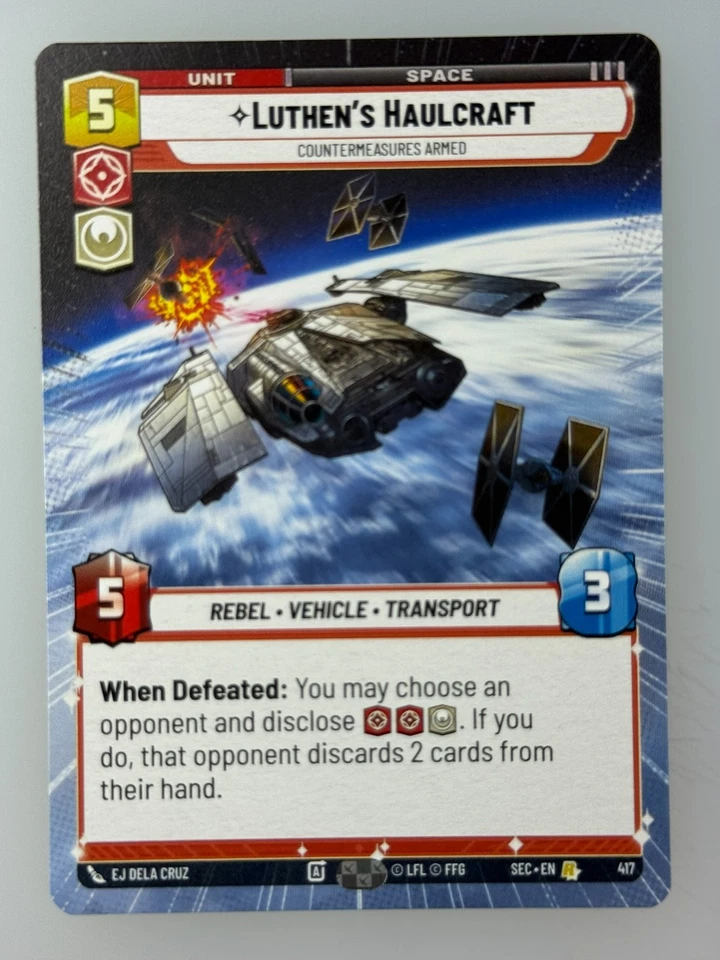 Star Wars Unlimited - Luthen's Haulcraft Hyperspace 417 - Image 1 of 1