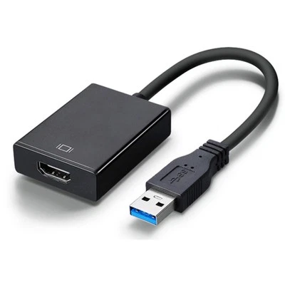 GERUI Adattatore da USB a HDMI, USB 3.0/2.0 a HDMI, adattatore video HD 1080P, c - Immagine 1 di 4